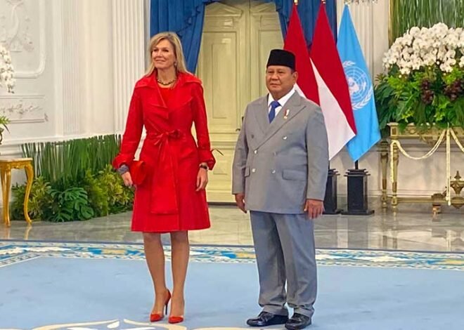 Presiden Prabowo Sambut Kedatangan Ratu Máxima di Jakarta