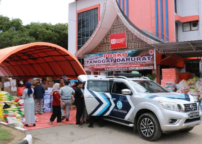 Jasa Raharja Sampaikan Bantuan Korban Pasca Bencana Sumbar