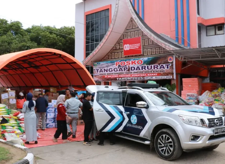 Jasa Raharja Sampaikan Bantuan Korban Pasca Bencana Sumbar