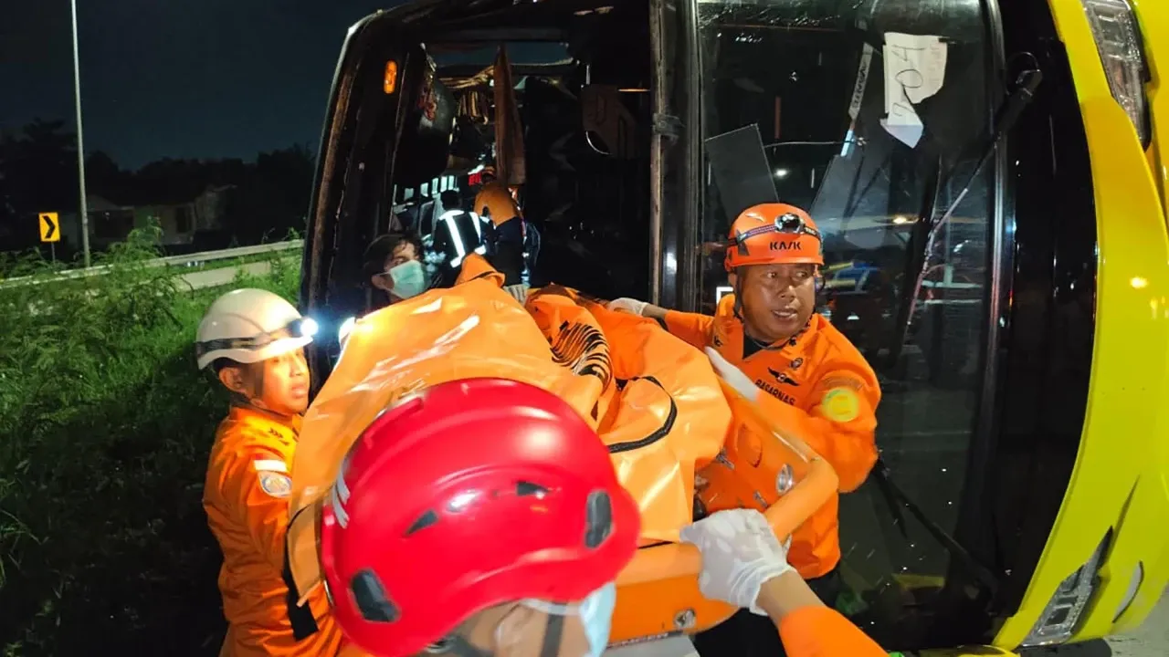 Polisi Tetapkan Sopir Bus PO Cahaya Trans Tersangka, Sebabkan 16 Orang Meninggal Akibat Kecelakaan di Exit Tol Krapyak