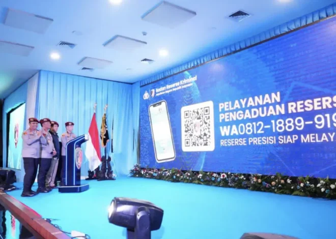 Polri Luncurkan Aplikasi Pelayanan Pengaduan Reserse Bareskrim