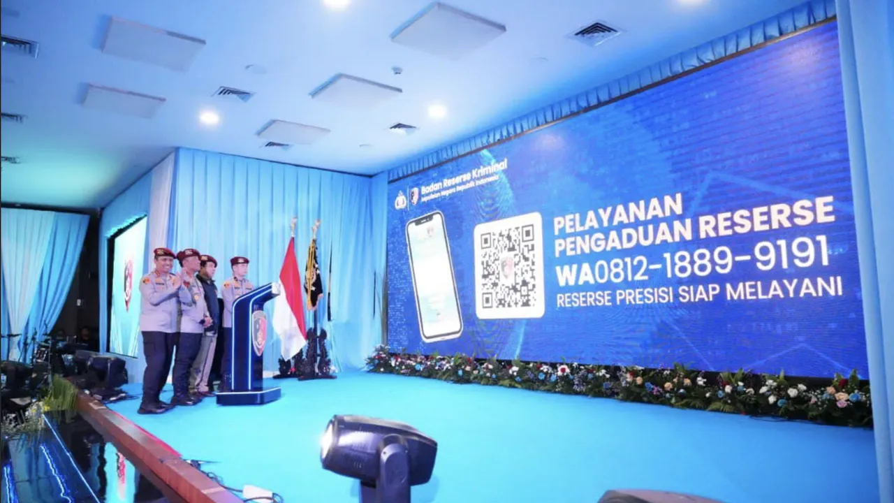 Polri Luncurkan Aplikasi Pelayanan Pengaduan Reserse Bareskrim