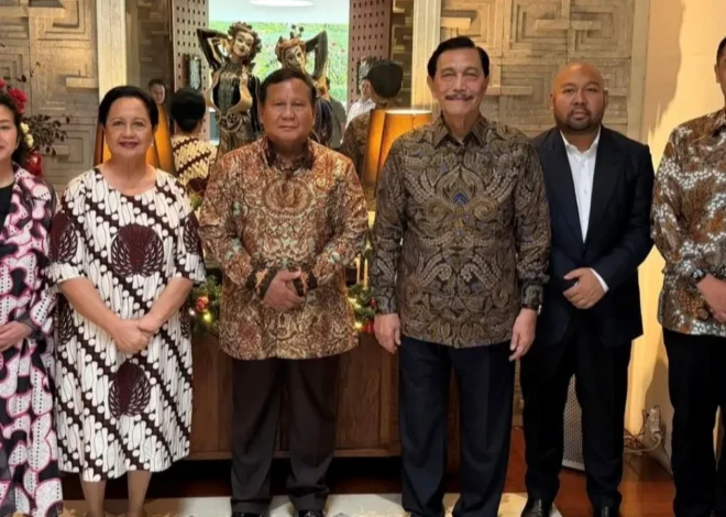Prabowo dan Didit Sambangi Luhut di Hari Natal 2025, Ini yang Dibahas