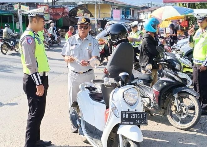 Dalam Upaya Pencegahan Kecelakaan dan Peningkatan Kepatuhan, Jasa Raharja bersama Stakeholder Gelar Operasi Gabungan