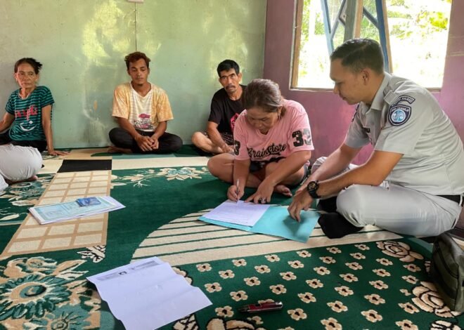 Memastikan Tepat Jaminan, Jasa Raharja Lakukan Survey Keabsahan Ahliwaris Kecelakaan di Kabupaten Landak