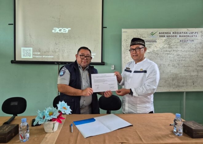 Jasa Raharja Cabang Tasikmalaya Sosialisasikan Program Pengajar Peduli Keselamatan Lalu Lintas di SMK Negeri Manonjaya