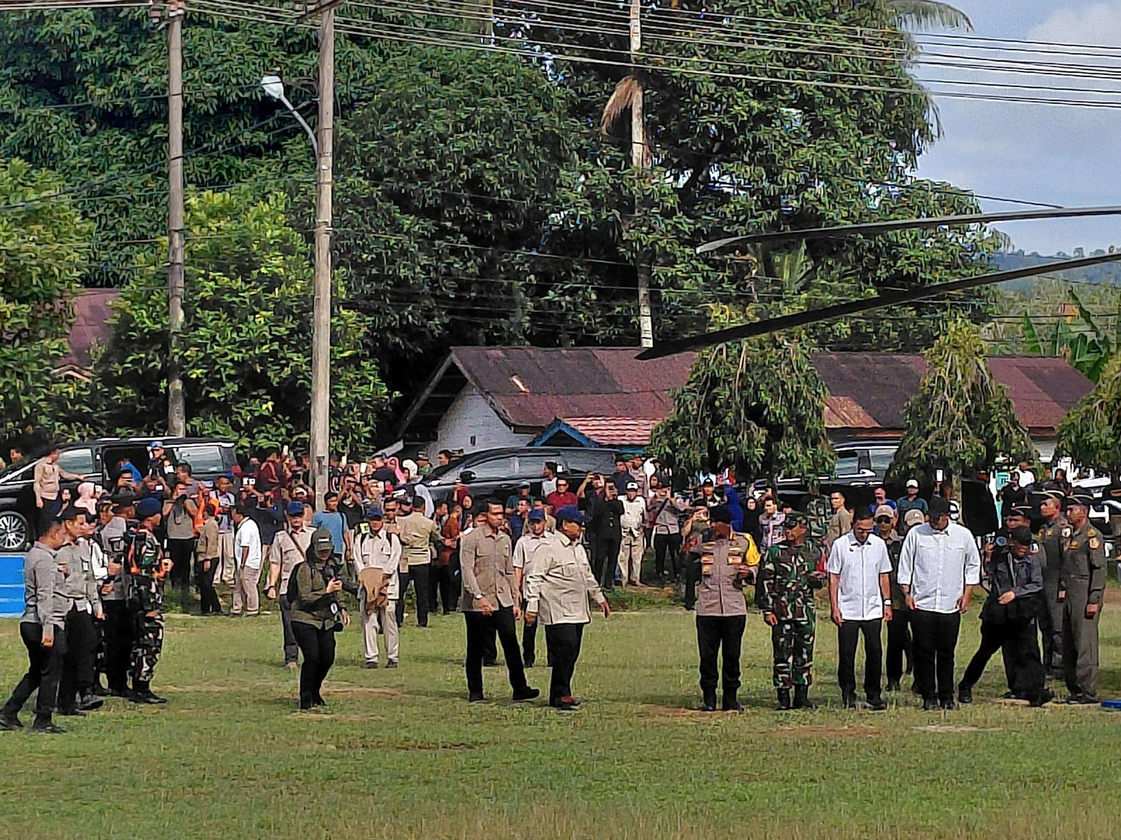 Tinggalkan Tapanuli Selatan, Presiden Menuju Aceh Tamiang