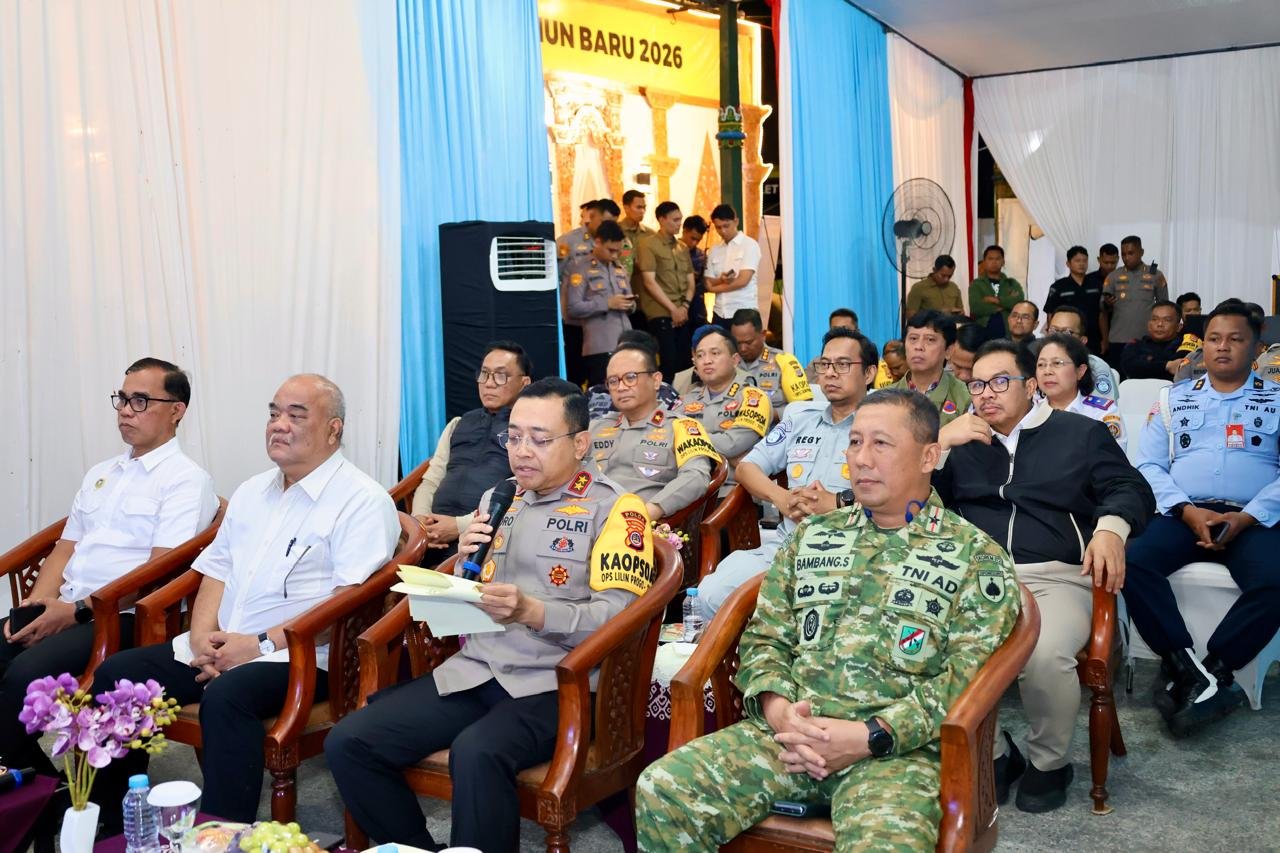 Jasa Raharja Yogyakarta Hadiri Pantauan Sitkamtibmas Tahun Baru 2026 oleh Kapolri di Pos Pam Teteg Malioboro