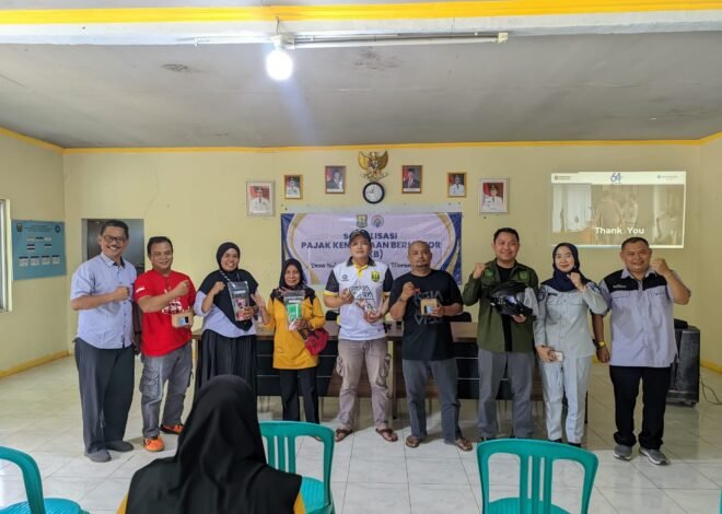 Peningkatan Kesadaran Masyarakat terhadap Pajak Kendaraan Bermotor dan Keselamatan Lalu Lintas di Desa Sukaharja