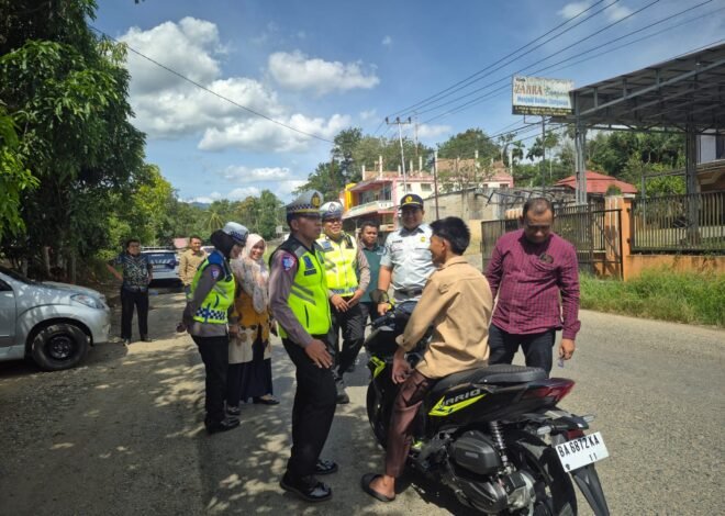 Operasi Gabungan di Muaro Sijunjung, Jasa Raharja Solok Bersama Satlantas dan Bapenda Tertibkan Kendaraan dan Tingkatkan Keselamatan Berlalu Lintas