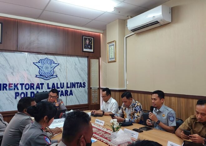 Sinergi Jasa Raharja Tarakan dan Ditlantas Polda Kaltara dalam Rapat Persiapan Operasi Ketupat Kayan 2026