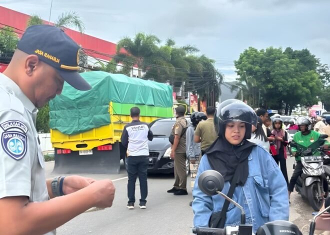 Operasi Gabungan di Kota Kupang: PT Jasa Raharja Kanwil NTT Dorong Tertib Administrasi & Keselamatan Pengendara