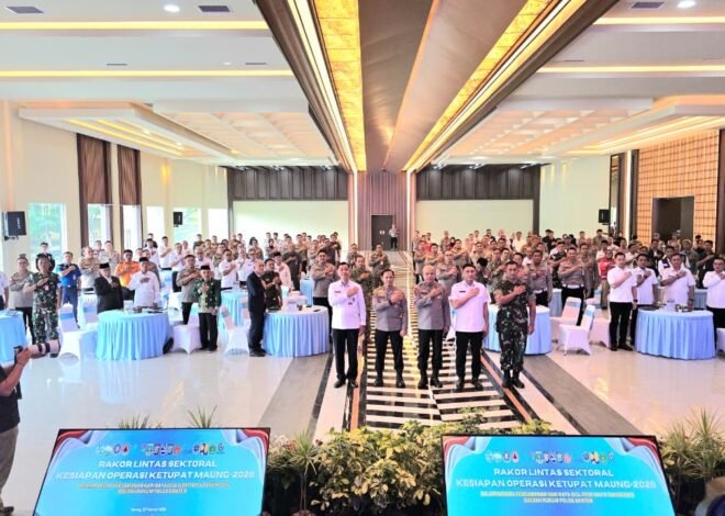 Rakor Lintas Sektoral Operasi Ketupat Maung 2026, Banten Siap Amankan Idul Fitri Tahun 2026