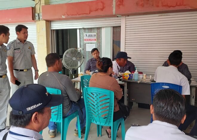 Gelar Mobile Unit Kesehatan Lalu Lintas (MUKL): Pemeriksaan Kesehatan Gratis Jasa Raharja di Pool Damri Tanjung Selor dalam Rangka Sinergi dengan Biddokes Polda Kaltara