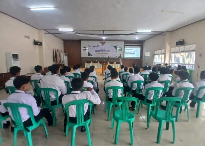 Jasa Raharja Lebak Gelar Sosialisasi PPKL di SMKN 1 Rangkasbitung, Kolaborasi dengan Unit Kamsel Polres Lebak