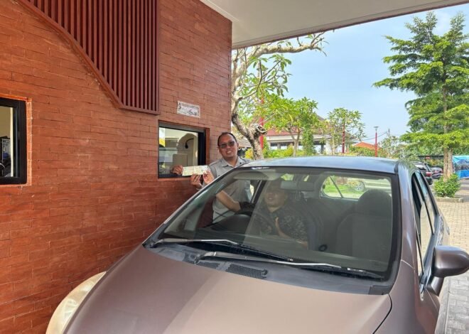 Jasa Raharja Bangli Lakukan Pemantauan dan Sosialisasi Pembukaan Samsat Drive Thru di MPP Bangli