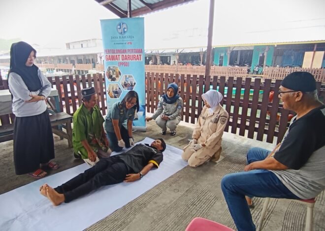 Perkuat Keselamatan Transportasi Laut, PT Jasa Raharja Kanwil Kalimantan Timur Gelar MUKL dan PPGD di Dermaga Kampung Baru Balikpapan