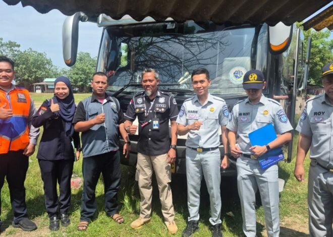 Ramp Check Terpadu di Pantai Pasir Putih Ciparay anyer, Wujud Optimalisasi Keselamatan Angkutan Lebaran 2026