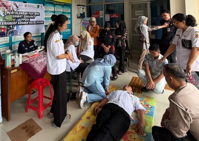 Jasa Raharja Boyolali Laksanakan Sosialisasi Pertolongan Pertama Gawat Darurat (PPGD) kepada Wajib Pajak di Kantor Samsat Boyolali