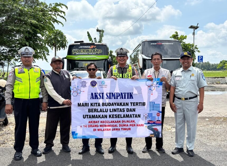 PJ Jasa Raharja Samsat Bangkalan Gelar Aksi Simpatik di Terminal Bangkalan