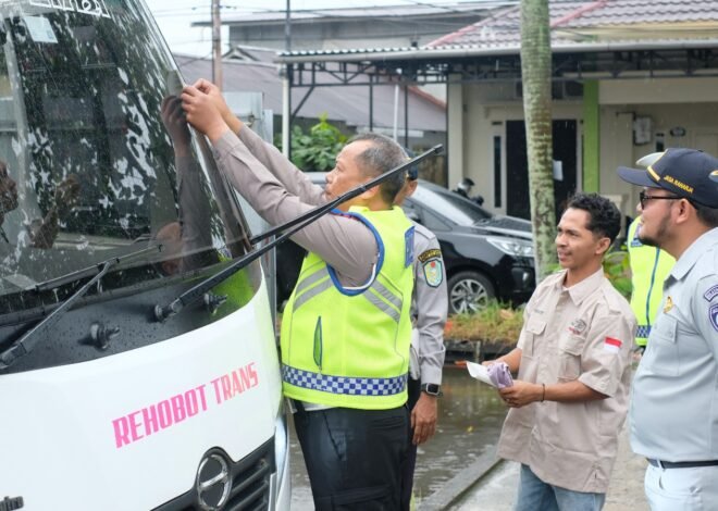 Upaya Peningkatan Keselamatan Angkutan Umum, Jasa Raharja Kalbar Tergabung Dalam Kegiatan Ramp Check Ops Keselamatan Kapuas 2026