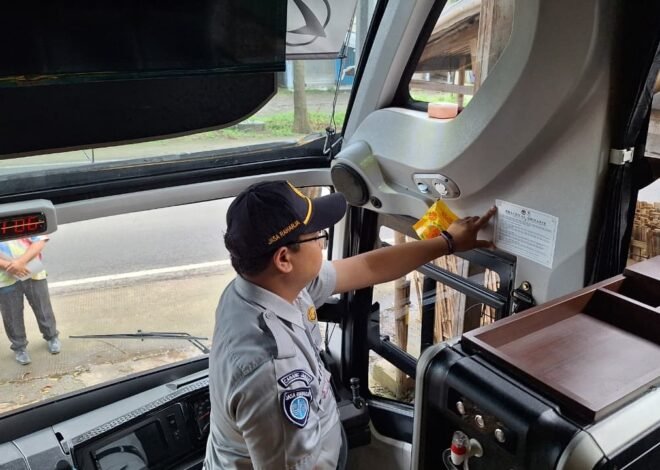 Upaya Peningkatan Keselamatan Lalu Lintas, Jasa Raharja Cabang Cirebon Gelar Ramp Check di PT Aka Panorama Wisata dan PT Bukit Jaya Mandiri Kab Kuningan