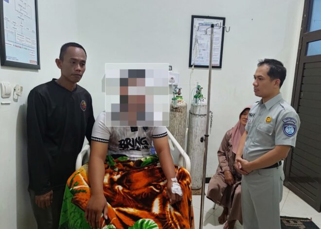 Jasa Raharja Majenang Kunjungi Pasien Korban Kecelakaan di RSU Raffa Majenang