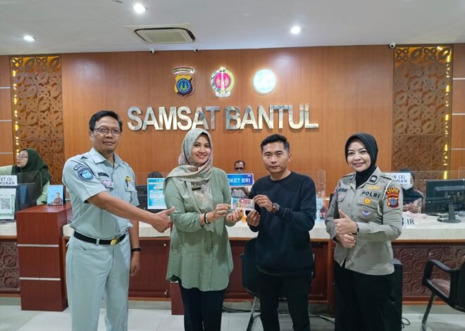 Bayar Pajak Kendaraan Tepat Waktu, Warga Bantul Dapat Reward Voucher Belanja dari Samsat