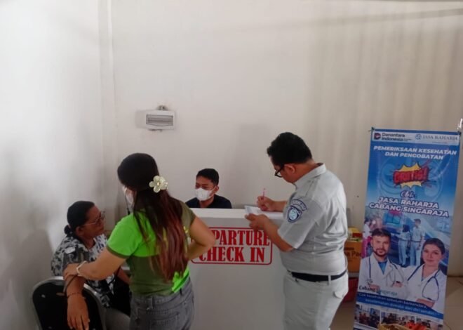 Jasa Raharja Cabang Singaraja Gandeng RSU Kertha Usada Laksanakan MUKL di Pelabuhan Padangbai dalam Arus Balik Lebaran