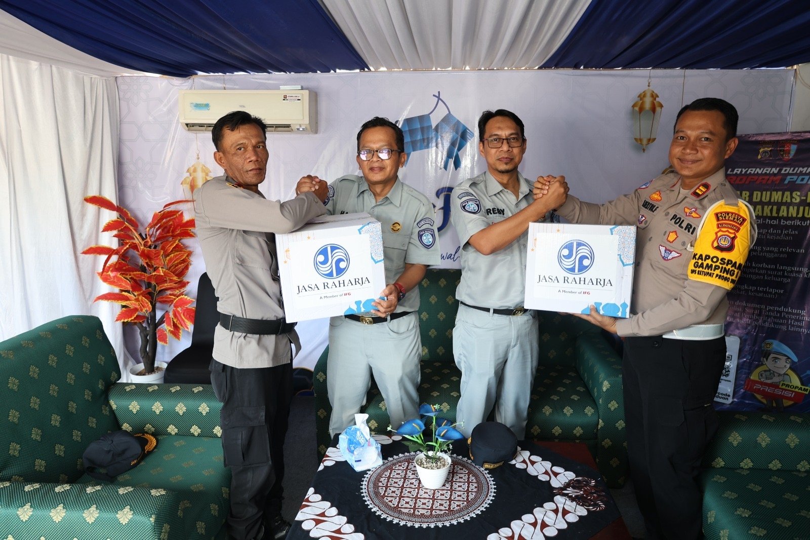 Perkuat Kesiapan Arus Mudik dan Balik Idul Fitri 2026, Jasa Raharja Kunjungi Pos Pengamanan di Yogyakarta