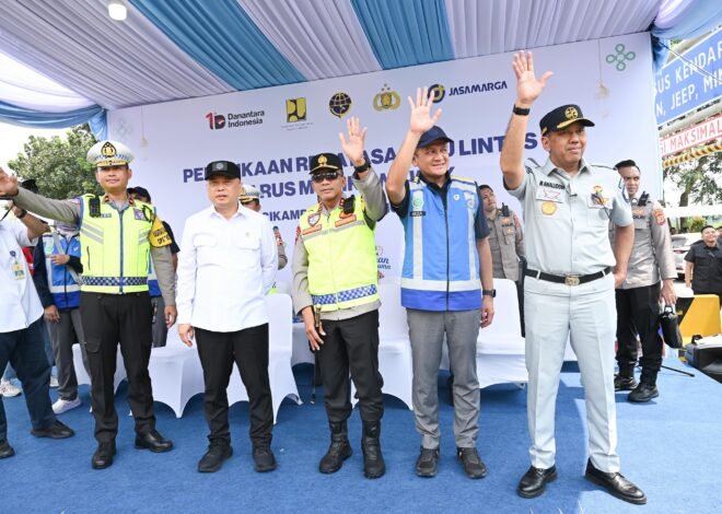 Dukung Kelancaran Mudik 2026, Jasa Raharja Hadir di Flag Off One Way Nasional 2026