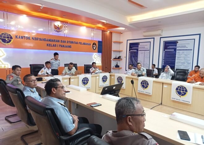 Dukung Kesiapan Angkutan Laut Lebaran 2026, Jasa Raharja Wilayah Lampung Ikuti Rapat Koordinasi di KSOP Panjang