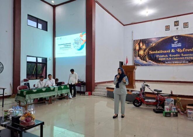 Wujudkan Budaya Tertib dan Aman: bank bjb Cabang Patrol bersama Tim Samsat Induk Haurgeulis Gelar Safety Campaign