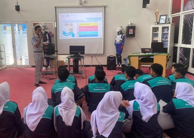 Tingkatkan Kesadaran Lalu Lintas, Jasa Raharja Gelar Sosialisasi di SMK Muhammadiyah 1 Kepanjen