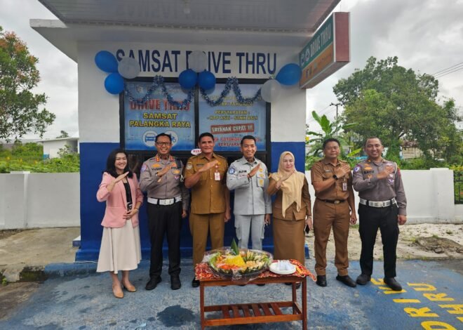 Samsat Drive Thru Resmi Diluncurkan di Palangka Raya, Layanan Pajak Kendaraan Kini Lebih Cepat dan Praktis