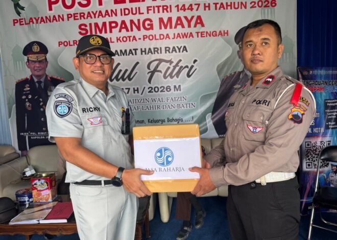 Jasa Raharja Tegal Gelar Aksi Simpatik di Pos Pengamanan Lebaran 1447 H sebagai Bentuk Apresiasi Petugas