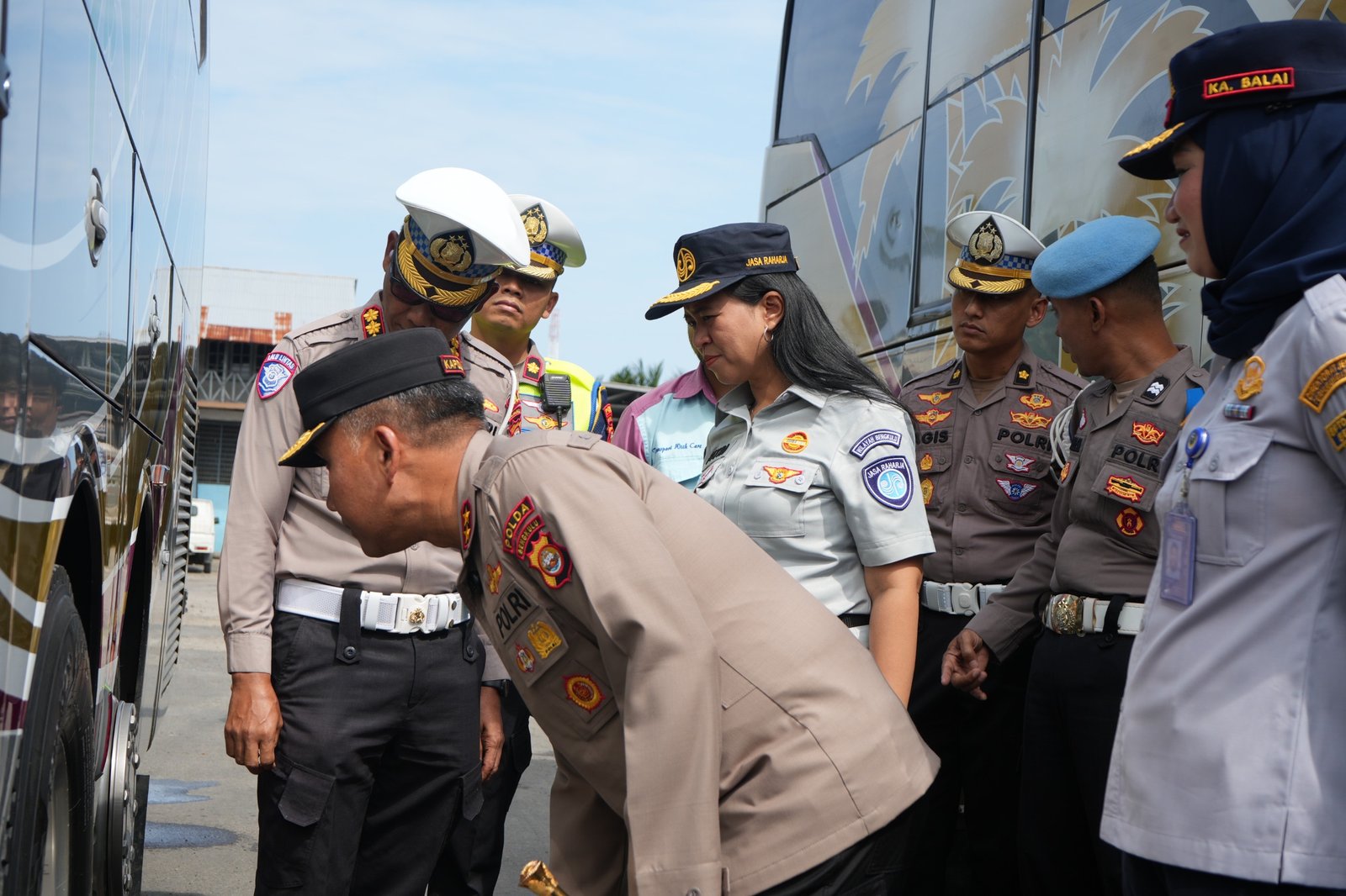 Kapolda Bengkulu Turut Hadir, Jasa Raharja Ikuti Rampcheck Angkutan Lebaran 2026 di Kota Bengkulu