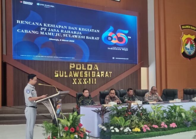 Kolaborasi Pengamanan dan Perkuat Pelayanan : Jasa Raharja Cabang Mamuju Hadiri Rapat Koordinasi Lintas Sektoral Kesiapan Pengamanan Idul Fitri 1447 H