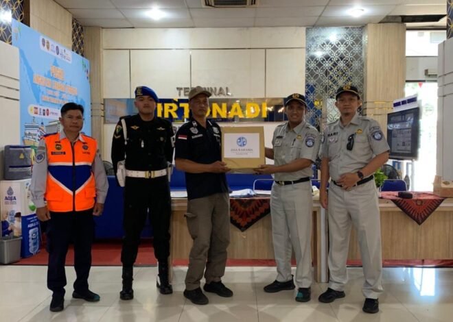 Aksi Simpatik Jasa Raharja Surakarta Posko Terpadu Terminal Tirtonadi