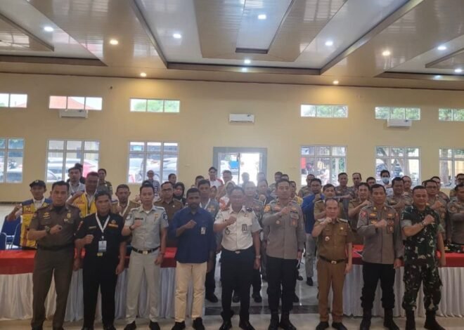 PJJR Samsat Gunung Sugih Hadiri Rapat Persiapan Operasi Ketupat Krakatau 2026 di Polres Lampung Tengah
