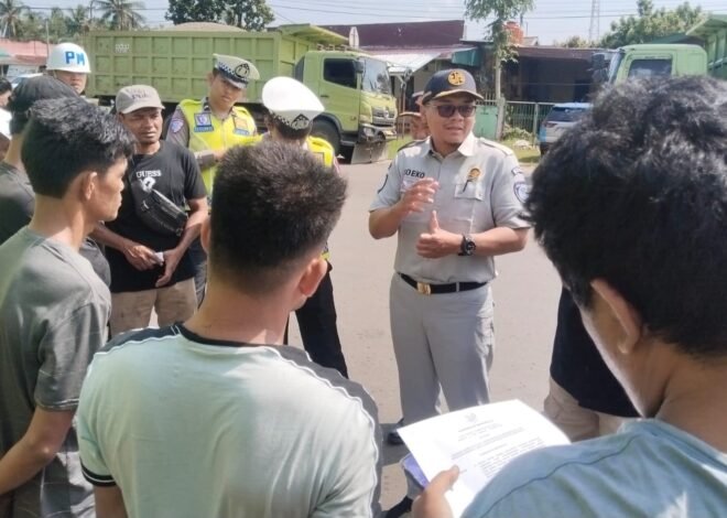 Jasa Raharja Bengkulu Dukung Sosialisasi dan Pengawasan Angkutan Batu Bara dan Perkebunan di Bengkulu Tengah