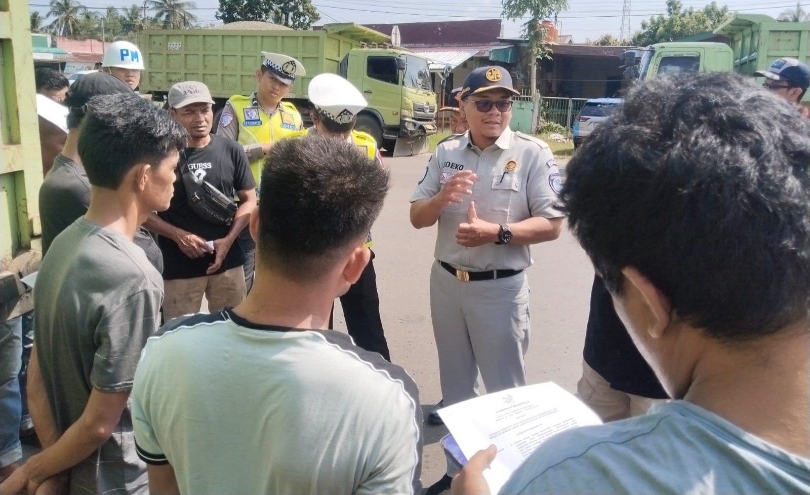 Jasa Raharja Bengkulu Dukung Sosialisasi dan Pengawasan Angkutan Batu Bara dan Perkebunan di Bengkulu Tengah
