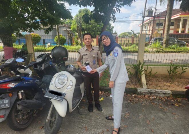 Siguntang Menyapa Bersama Tim Pembina Samsat Palembang 2 dalam Meningkatkan Pendataan Kendaraan Bermotor melalui Sinergi dan Kolaborasi Berkelanjutan