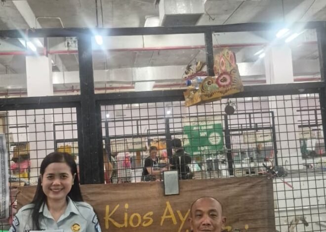 Jasa Raharja Singaraja Sosialisasikan Gebyar Samsat Berhadiah Emas di Pasar Banyuasri