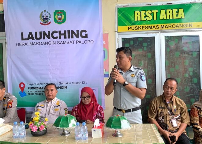 Dukung Kemudahan Layanan, Jasa Raharja Palopo Bersama Samsat PalopoGelar Launching Gerai Samsat Moroangin