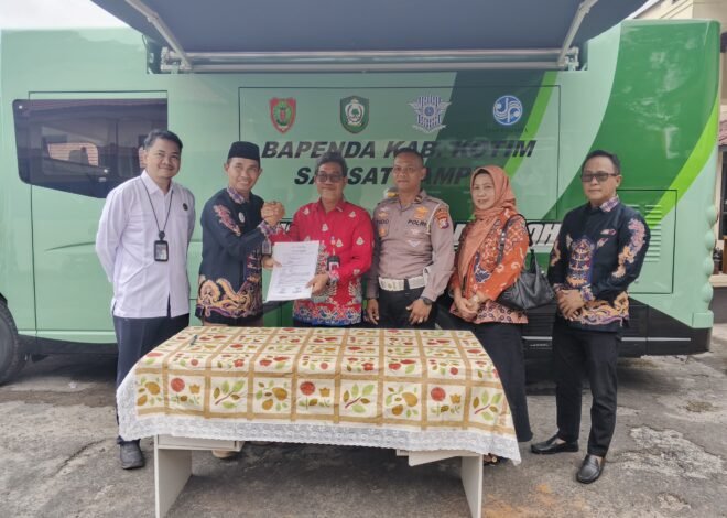 Bappenda Kotim dan Jasa Raharja Perkuat Layanan, Mobil Samkel Siap Layani Masyarakat