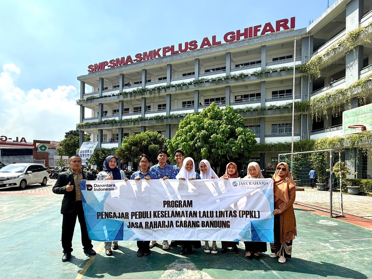 Jasa Raharja Bandung Kurangi Angka Kecelakaan Lalu Lintas Lewat Program PPKL di SMA Plus Al Ghifari Bandung