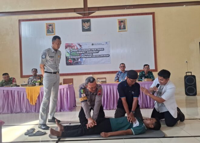 Jasa Raharja Cabang Magelang Laksanakan PPGD dan MUKL Pada Perangkat Desa di Kecamatan Purworejo