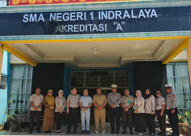Jasa Raharja Kantor Wilayah Sumatera Selatan Hadiri Sosialisasi Samsat Go To School di SMA Negeri 1 Indralaya