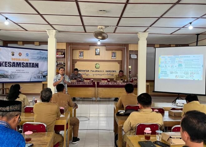 Perkuat Kepatuhan PKB dan Keselamatan Berlalu Lintas, Samsat Kulon Progo Gelar Sosialisasi di Hargowilis